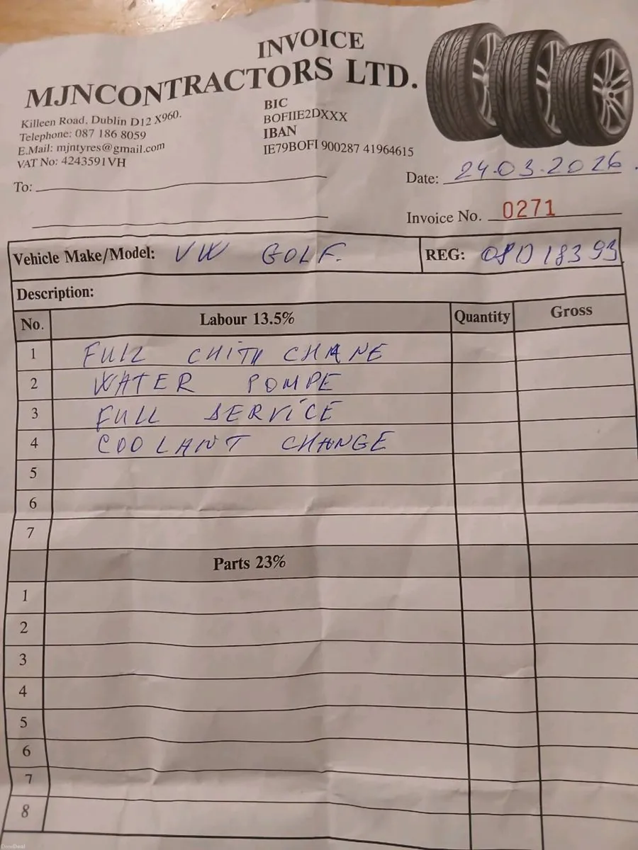 08 VW golf - Image 4