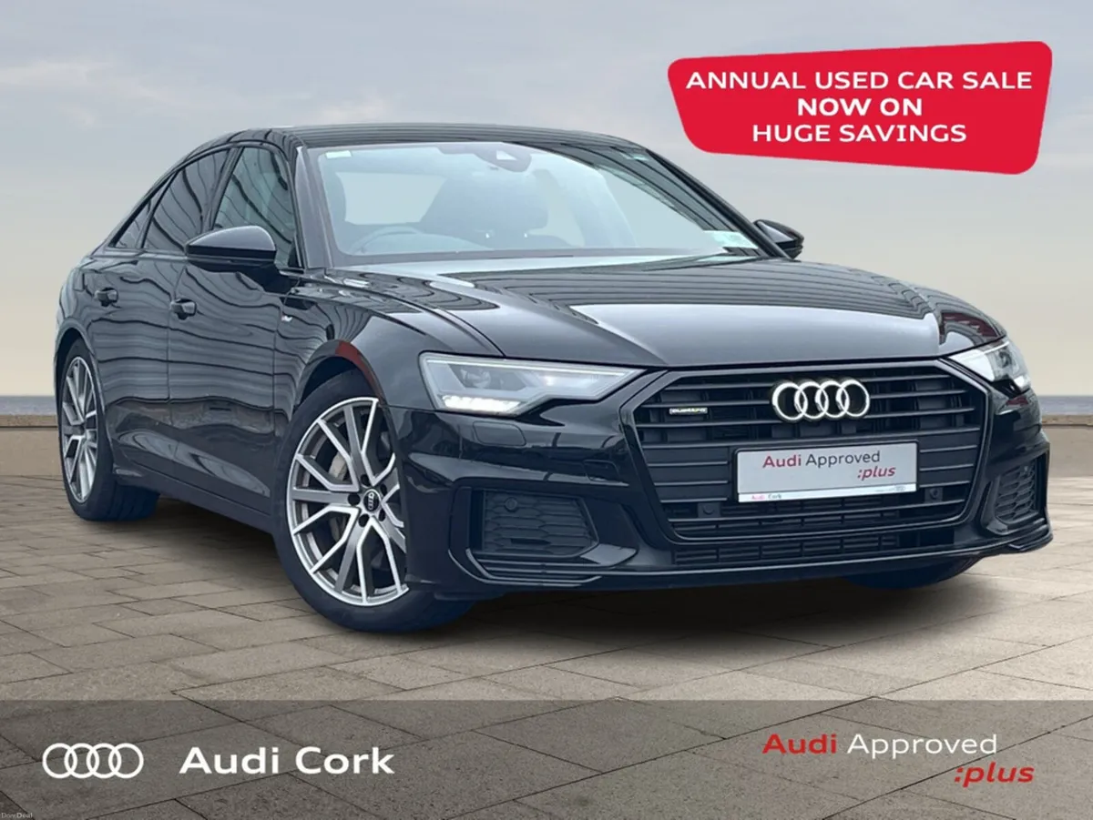 Audi A6 2.0 50TFSI E 299BHP BLACK EDITION WITH VAL - Image 1