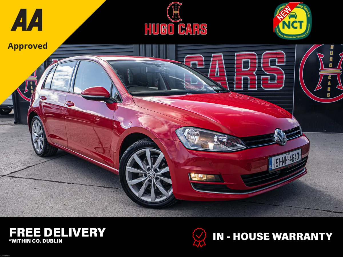2015 VW Golf 2.0tdi/High spec/New NCT/Warranty - Image 1