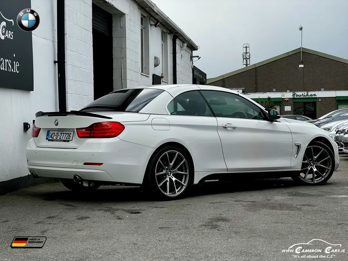 BMW 420d ALPINE WHITE CONVERTIBLE SPORT - Image 4