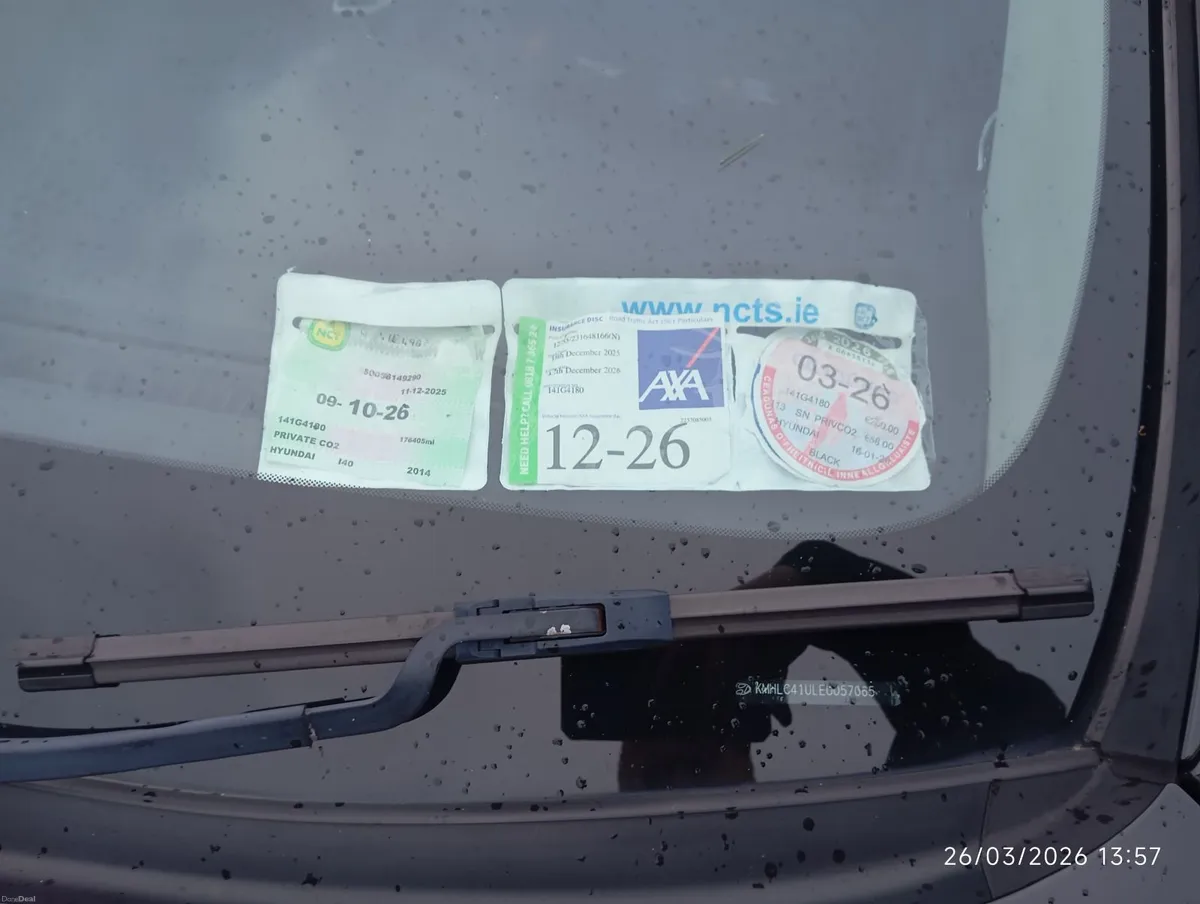 Hyundai i40 2014 NCT and taxed - Image 1