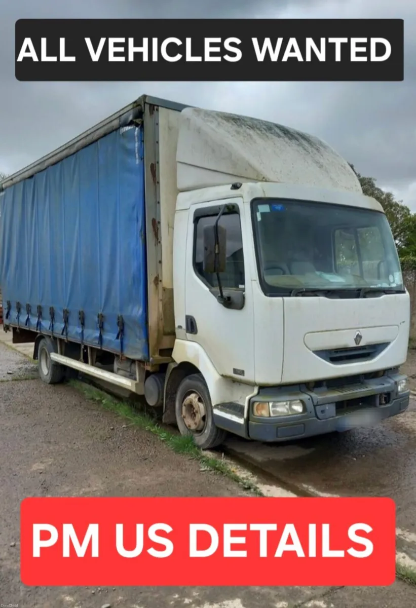 WANTED:
Cars, vans jeeps trucks motorbikes quads - Image 1