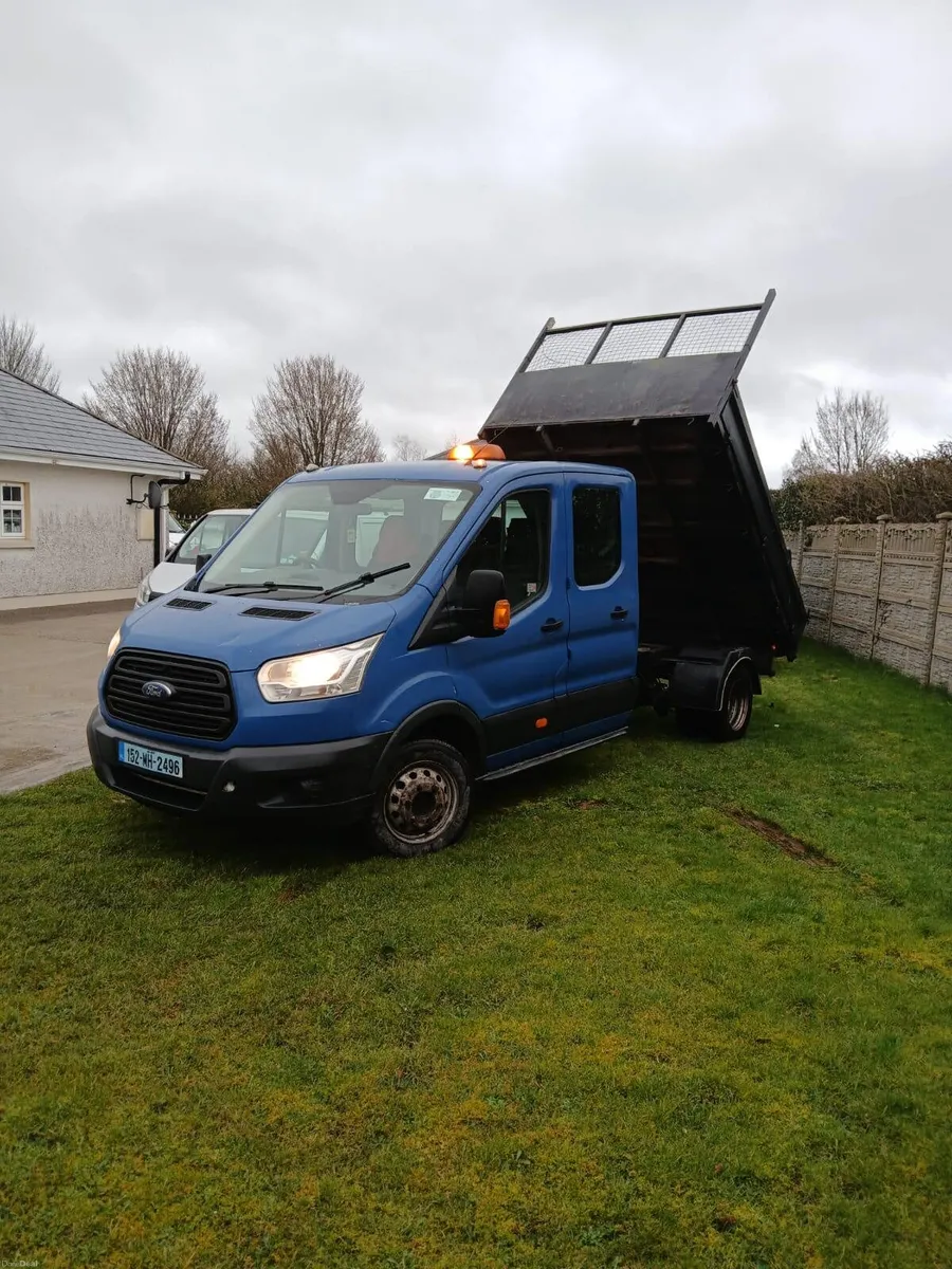2015 FORD TRANSIT CREWCAB TIPPER 7 SEATER €4950 - Image 3