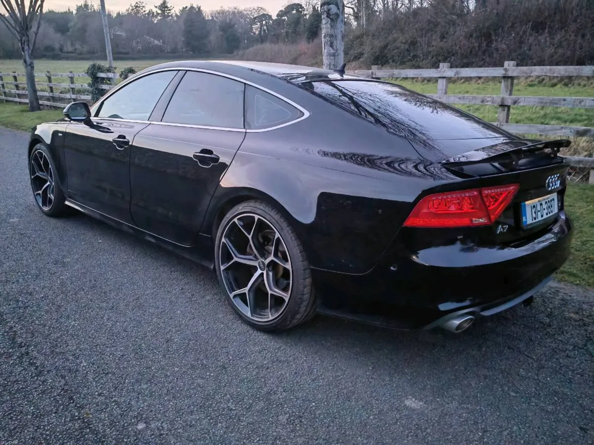 131 Audi A7 Black Sline 3L D Auto Nct May,taxNov26 - Image 2