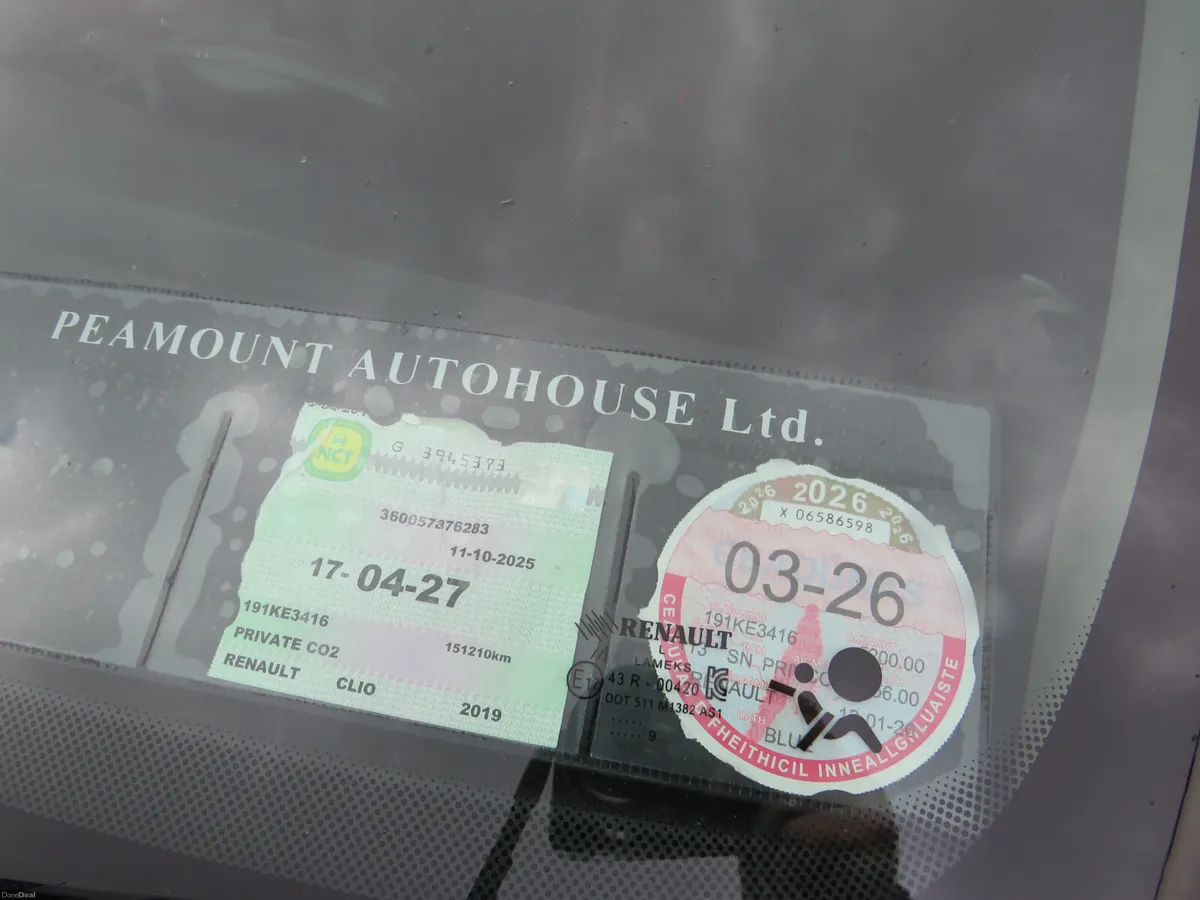 Renault Clio 2019 5DR 1LT PETROL NCTD 27 - Image 3