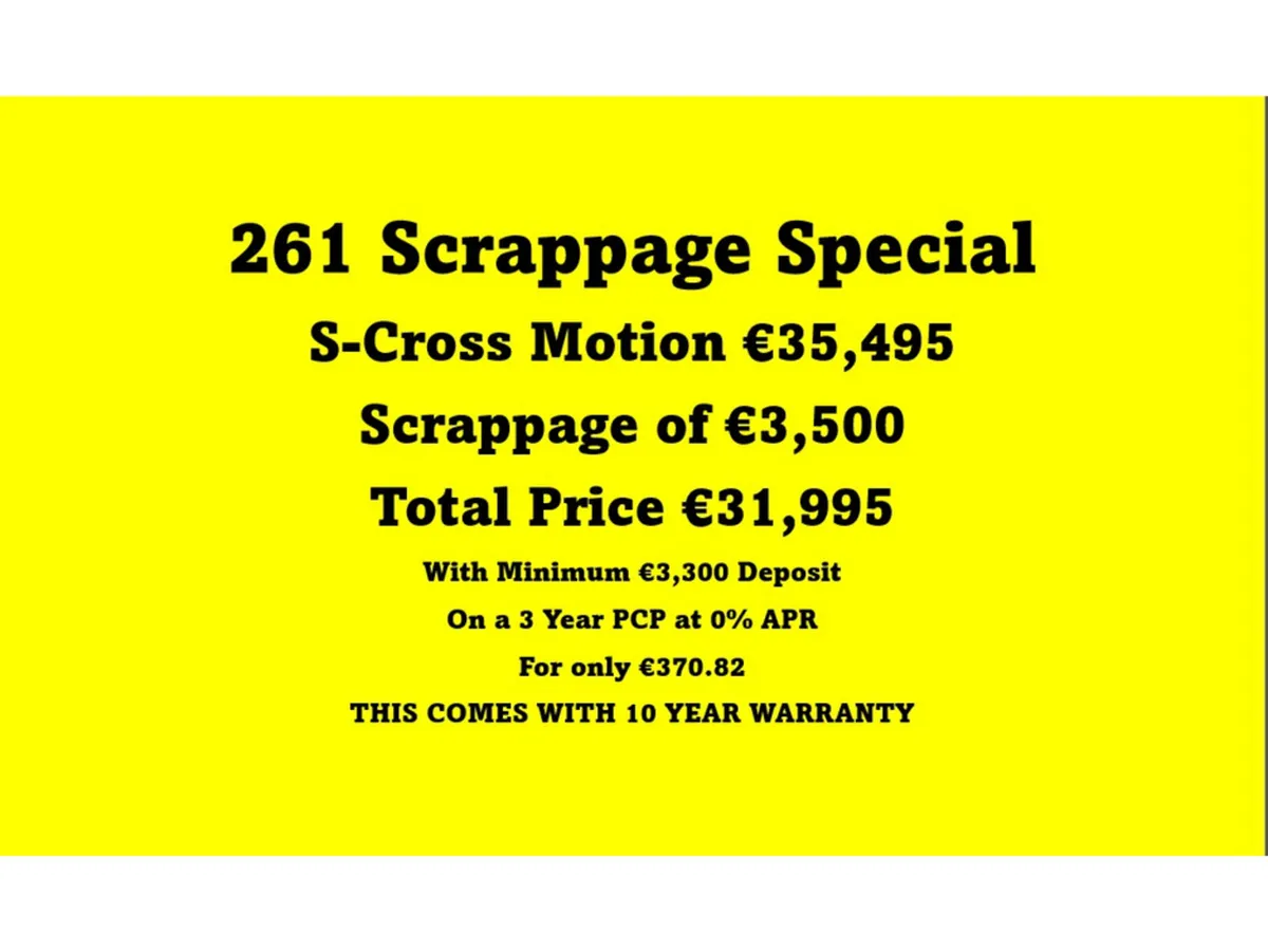 Suzuki SX4 S-Cross 1.4 Motion Manual *10 Year Warr - Image 1