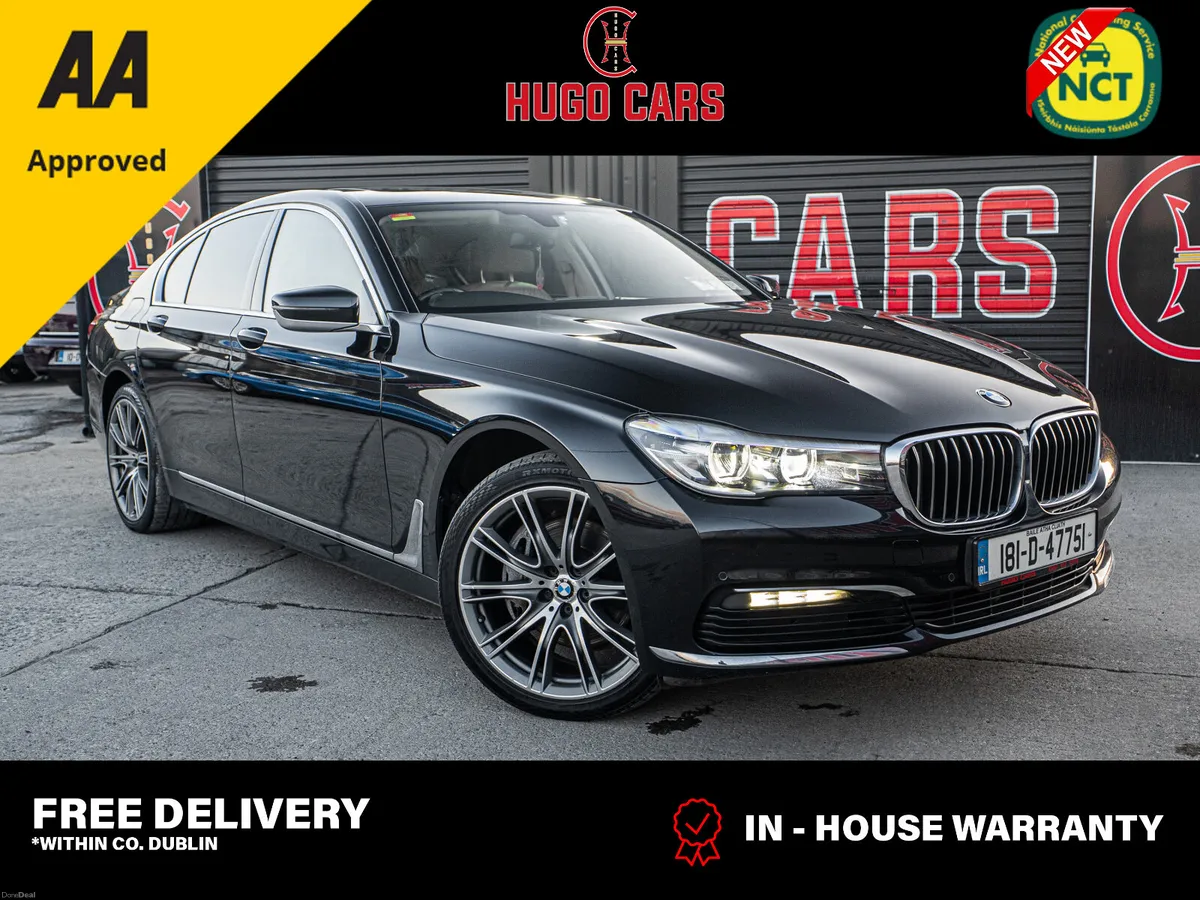 2018 BMW 730d Auto/High spec/New NCT/1yr warranty - Image 1