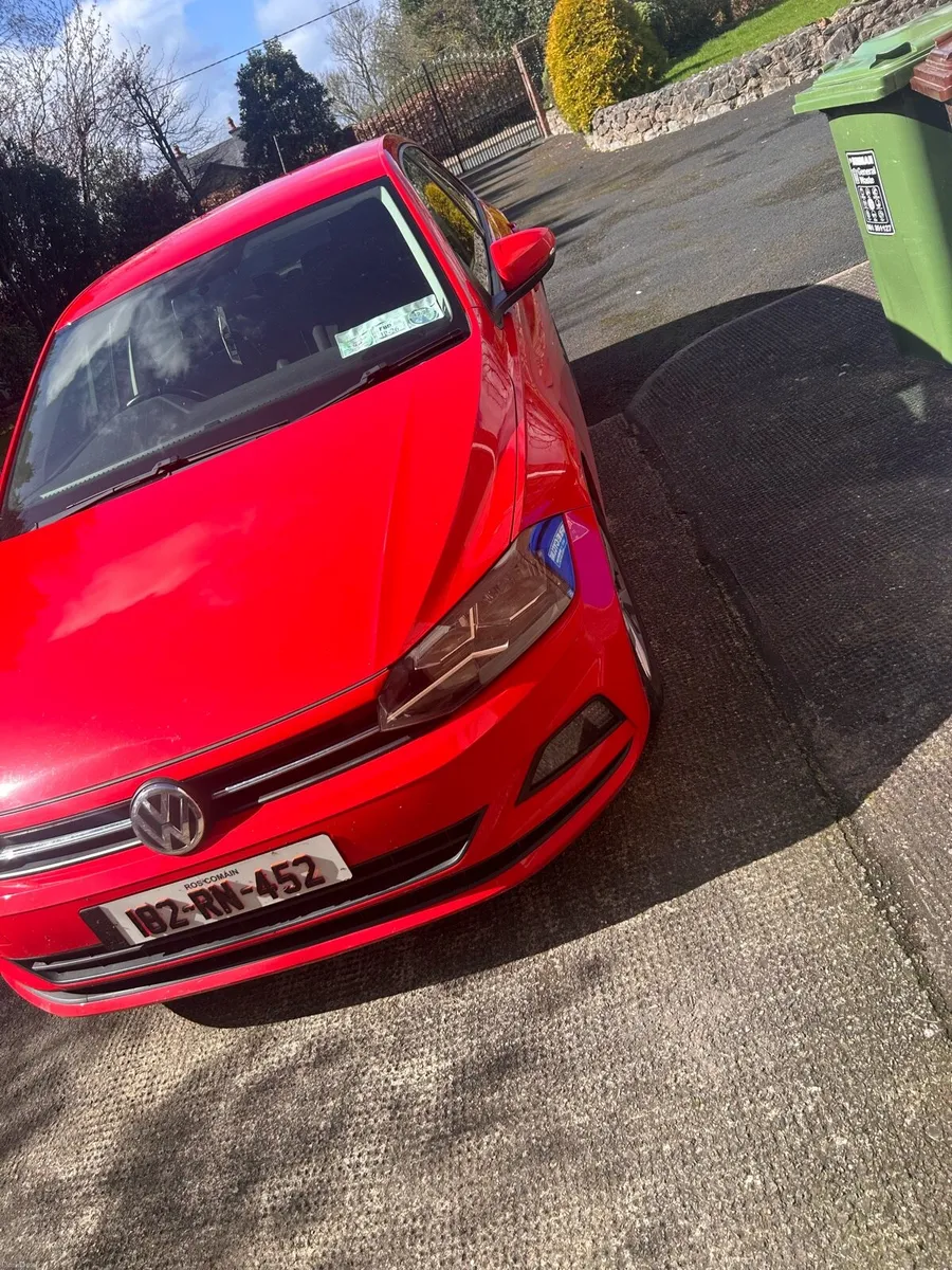 182 Red Volkswagen polo bluemotion - Image 1