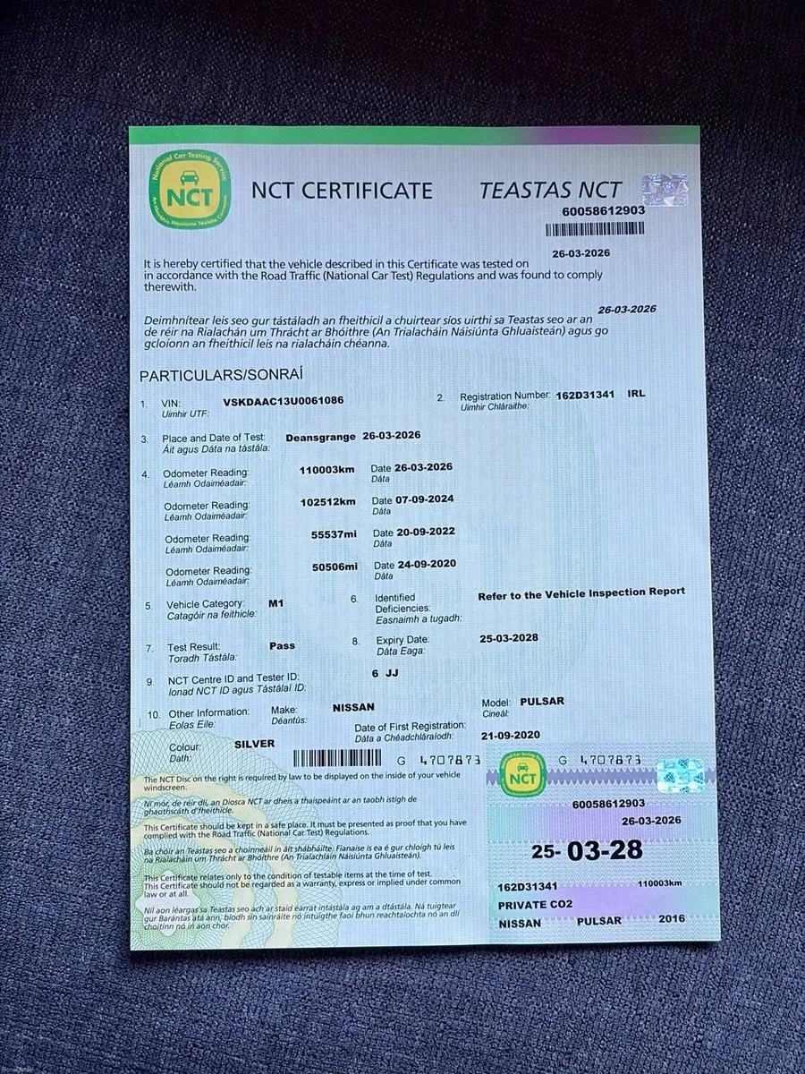 Nissan Pulsar 2016 1.5 Diesel  Fresh NCT 03/2028 - Image 3