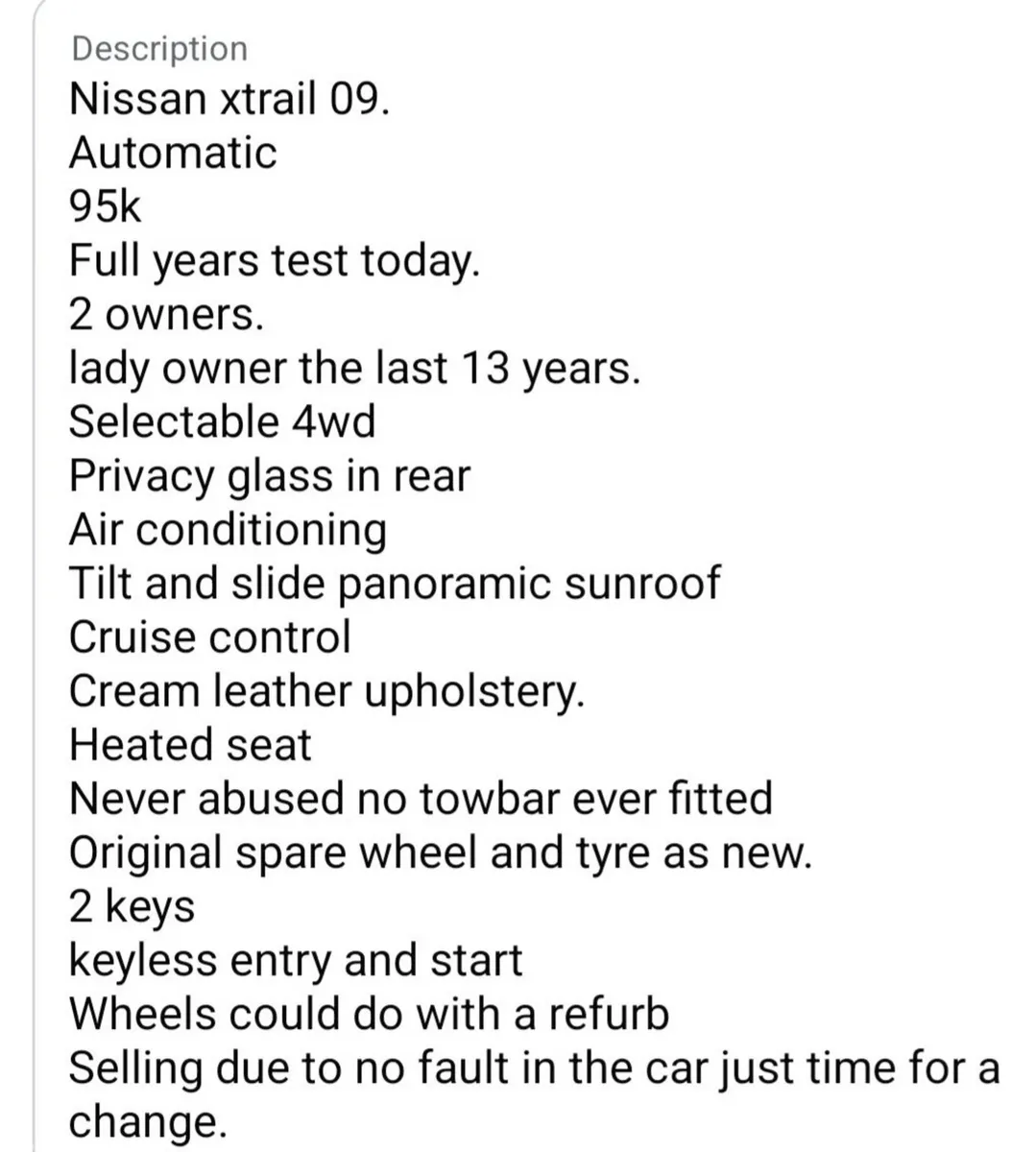 Xtrail 12mths test 95k optional 4wd - Image 2