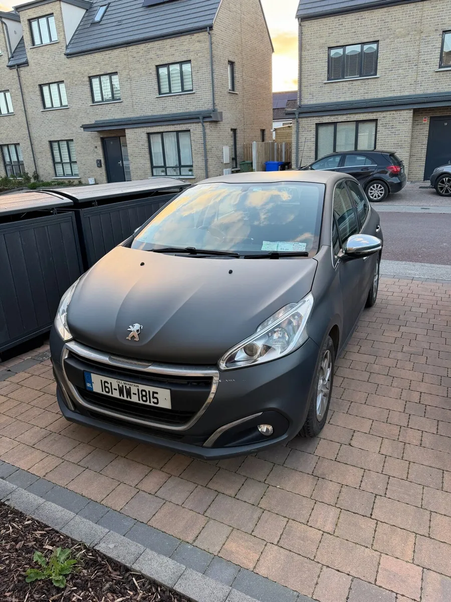 2016 Peugeot 208 - Mate Grey Wrap - Low Mileage - Image 1