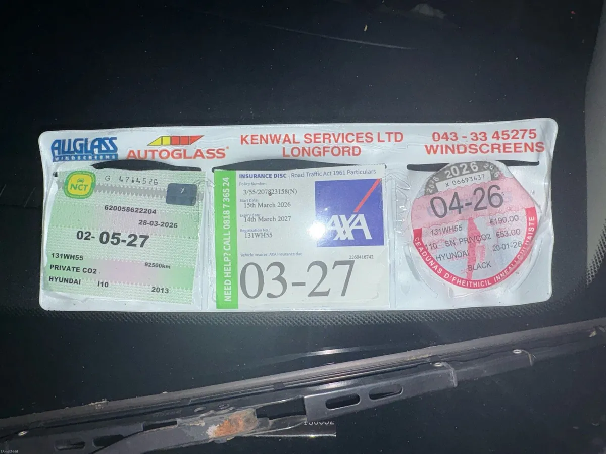 2013 Hyundai i10 -Very low mileage- Long NCT 2027 - Image 2