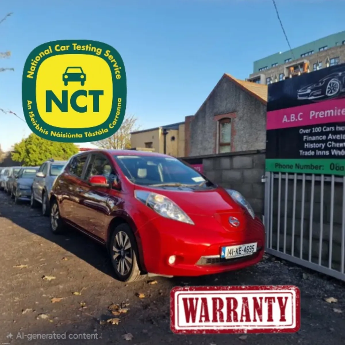 Nissan Leaf Nct 11/26 Tax 08/26 - Image 1