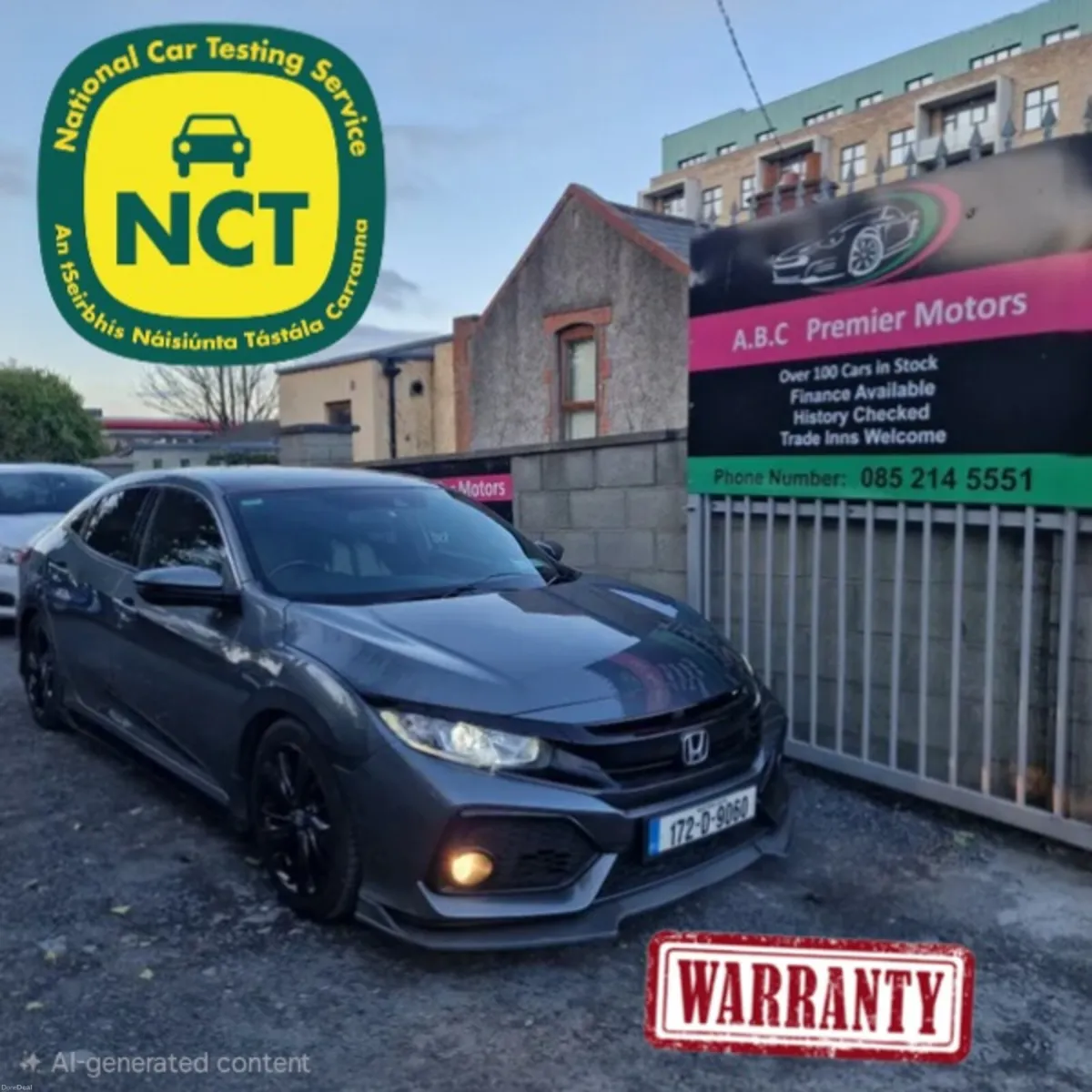 Honda Civic 2017 1.0 i-TECH 127bhp Premium - Image 1