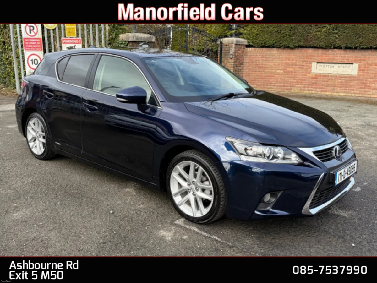 2017 Lexus CT200H Luxury 1.8 Petrol Hybrid Auto - Image 1