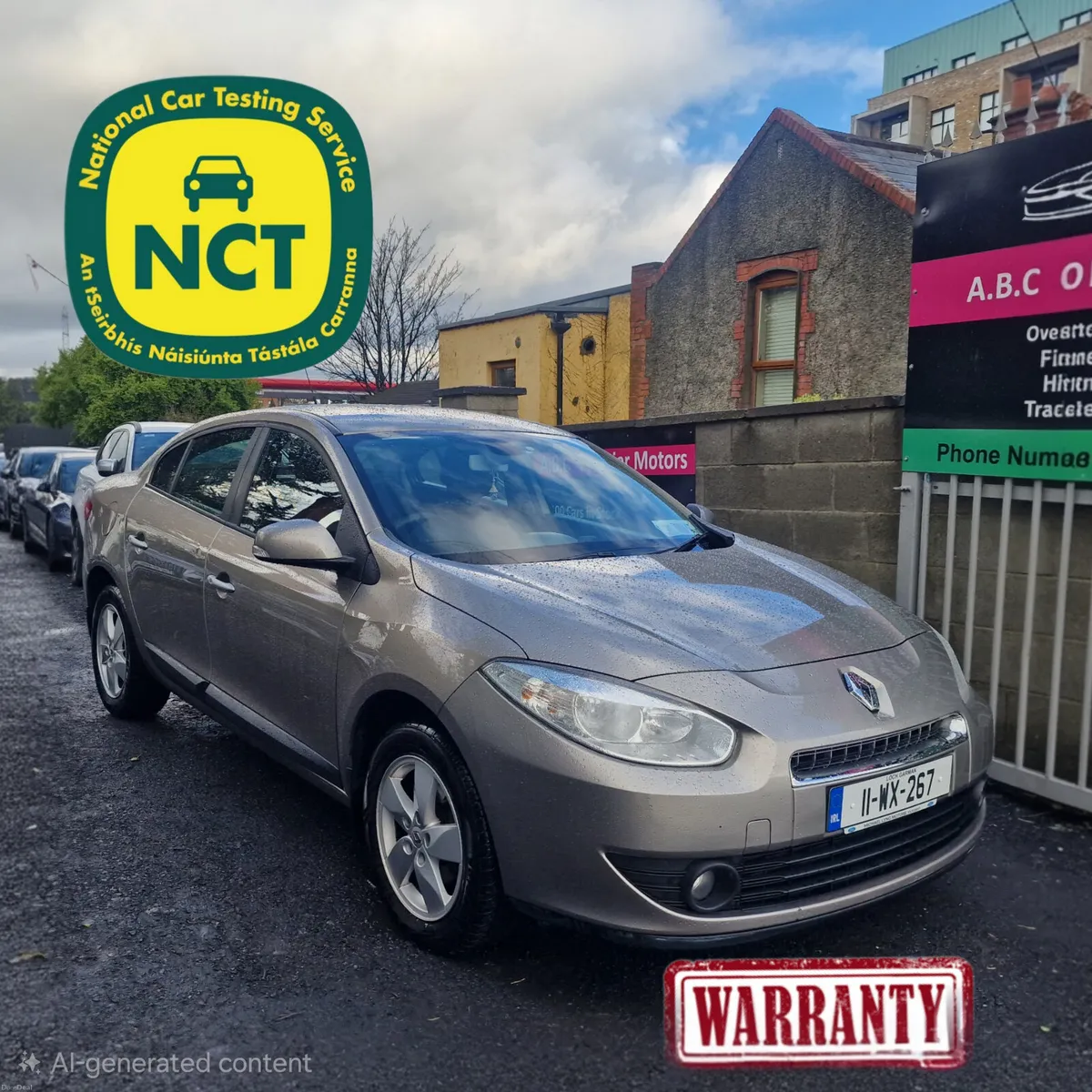 Renault Fluence 2011 Nct 05/27 Tax 01/27 - Image 1