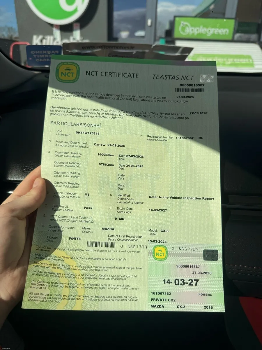 2016 Mazda CX-3 New NCT 14-03-2027 - Image 2