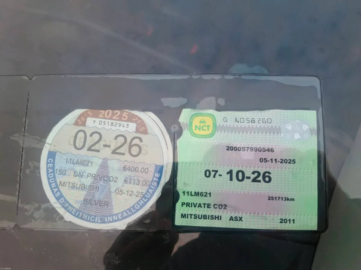 2011 Mitsubishi ASX 1.8Diesel NCT 10/2026 - Image 2