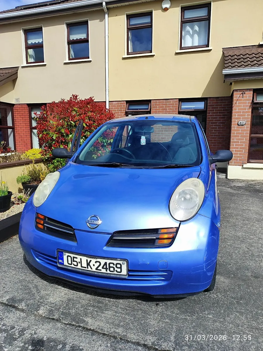 2005 Nissan Micra-Low mileage, NCT booked. - Image 1