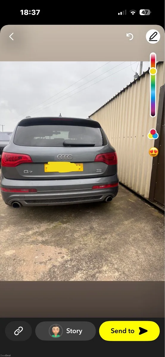 2012 Audi q7 damaged repairable - Image 1