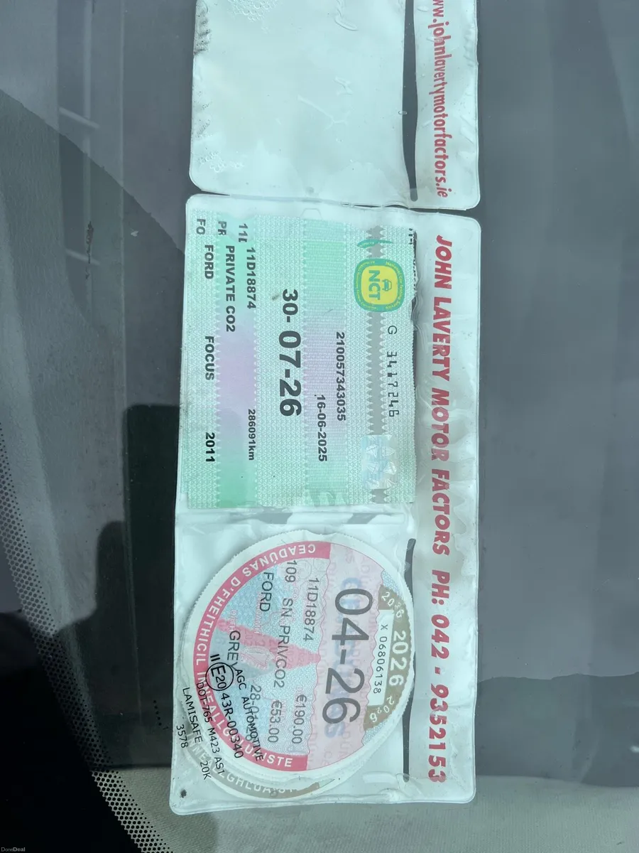 Ford focus 1.6 Diesel Nct and tax - Image 3