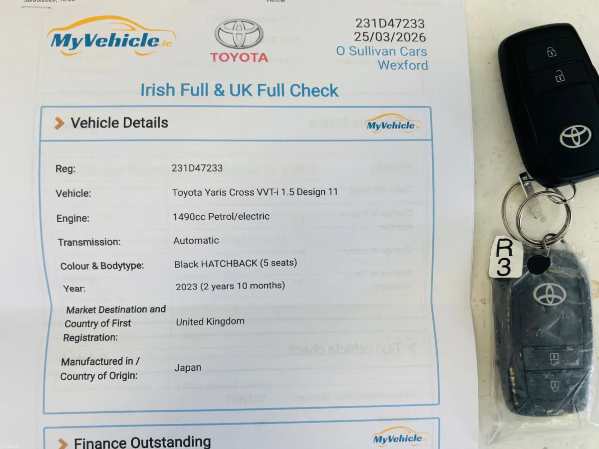 2023 TOYOTA YARIS CROSS LUNA 1.5i HYBRID A/T - Image 2