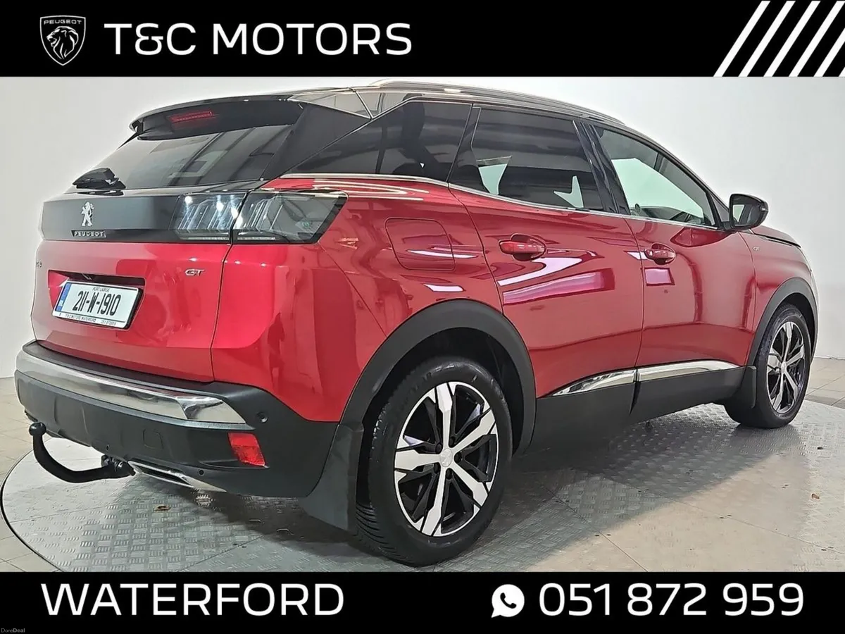 Peugeot 3008 GT Model AUTO with Panoramic Sunroof, - Image 3