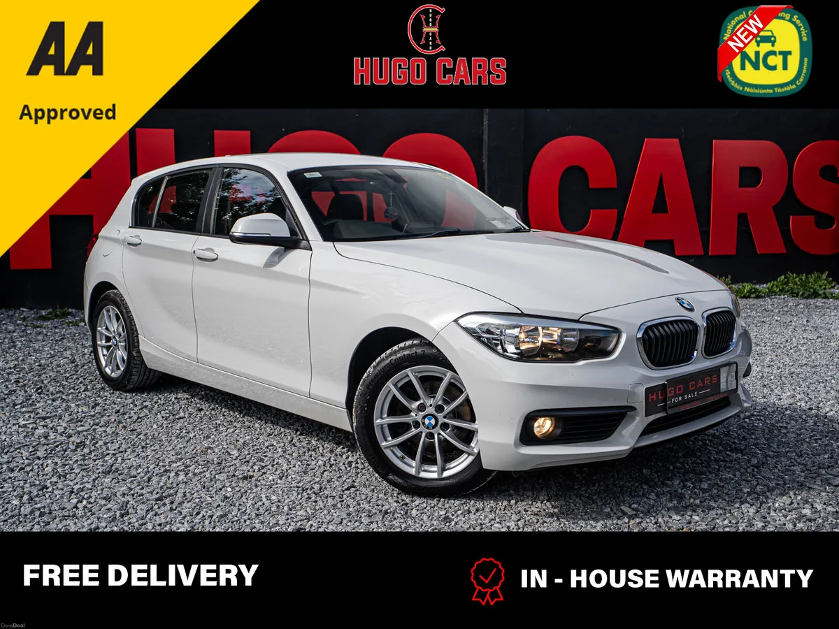 2019 BMW 118d/Irish/New NCT/1yr Warranty - Image 1
