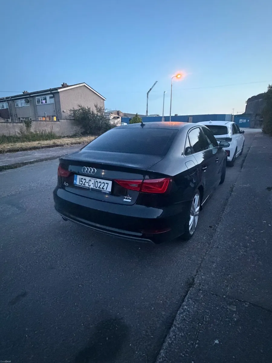 Audi a3 sline 152 black saloon - Image 2