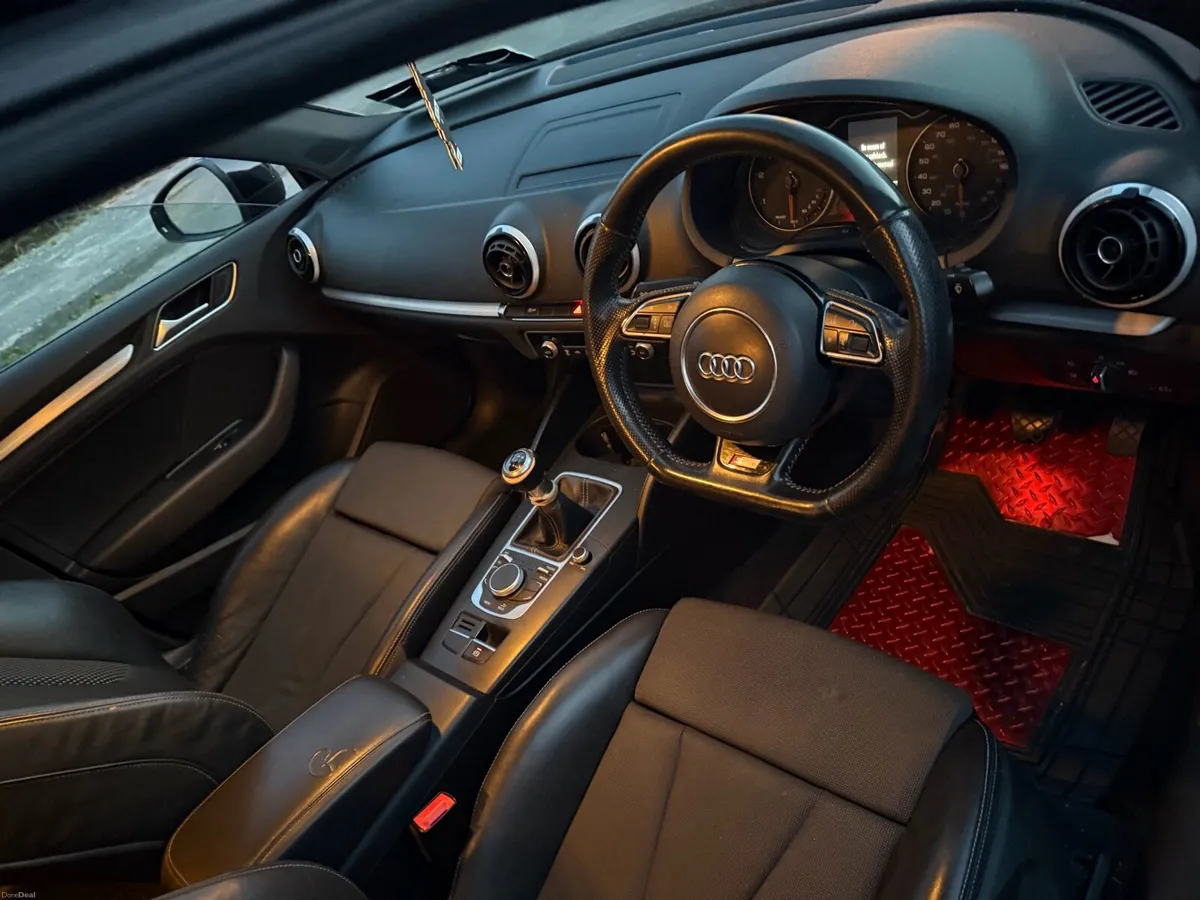 Audi a3 sline 152 black saloon - Image 4