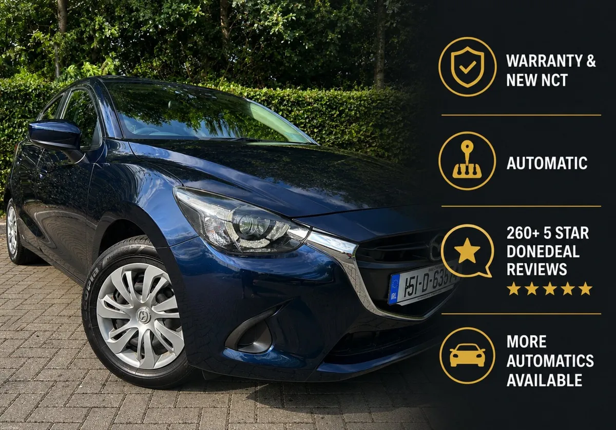 ⭐ 🚙 WARRANTY & NEW NCT MAZDA 2 / DEMIO 1.3 AUTO - Image 1