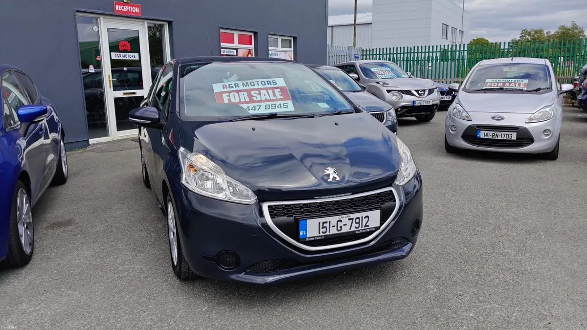 Peugeot 208 2015 1.0 Petrol Low Km T.Belt Done Nct - Image 1
