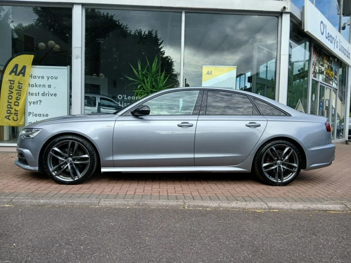 Audi A6 2.0TDI 190 quattro S-Tronic S- Line, Black - Image 3