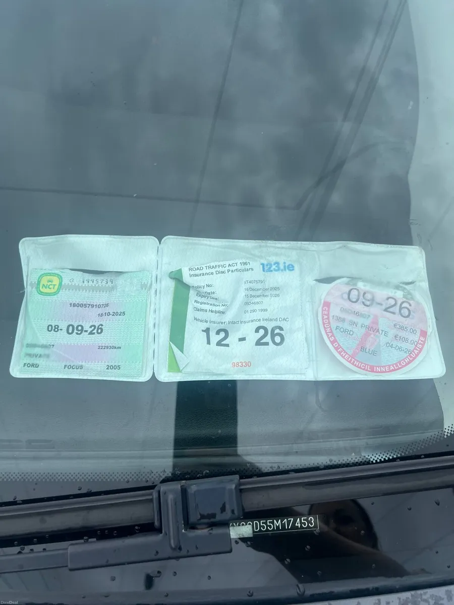Ford Focus nct and tax 1.4 petrol - Image 2