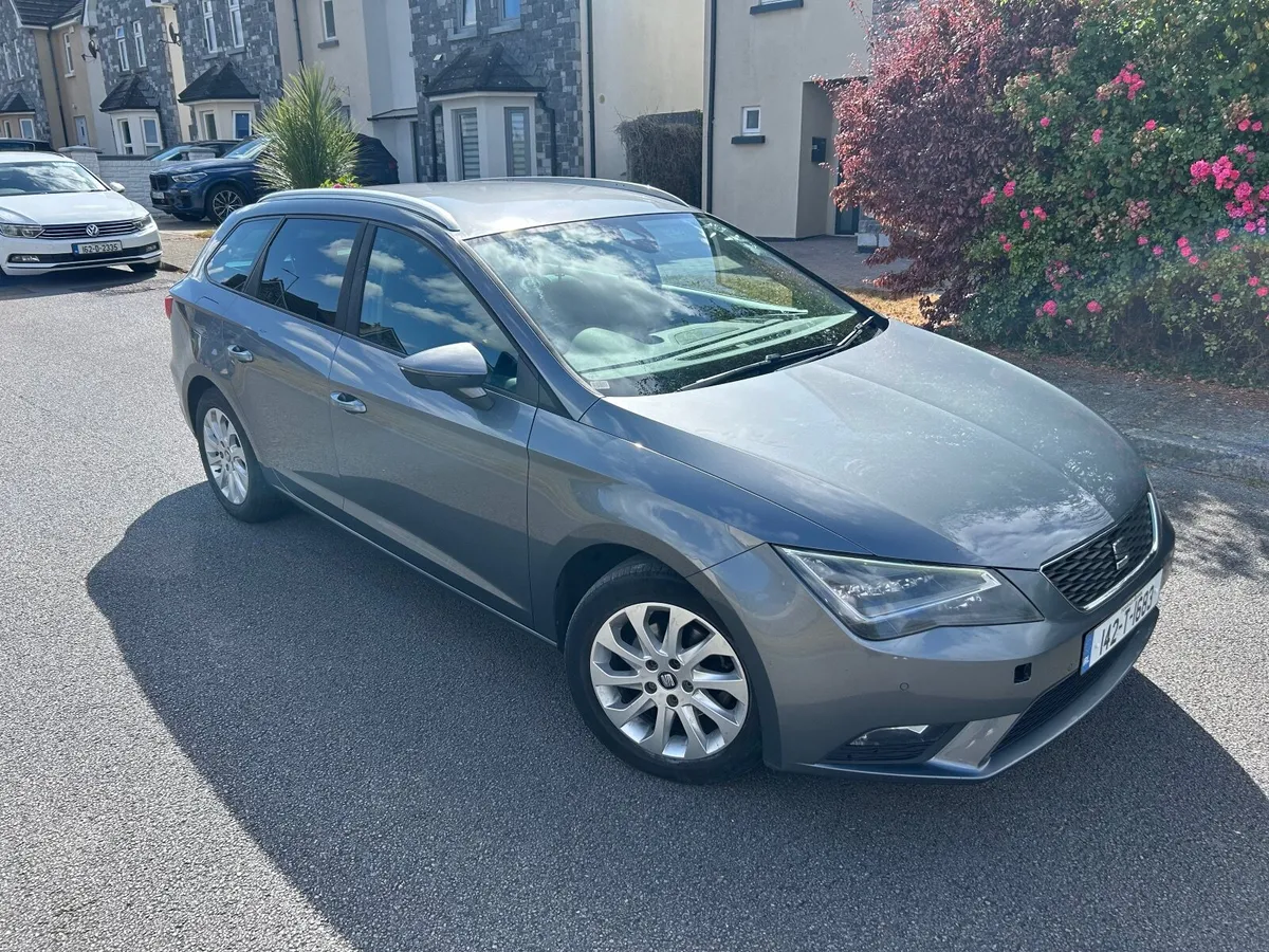 142 SEAT Leon estate 1.6 TDI 105 bhp high spec mod - Image 1