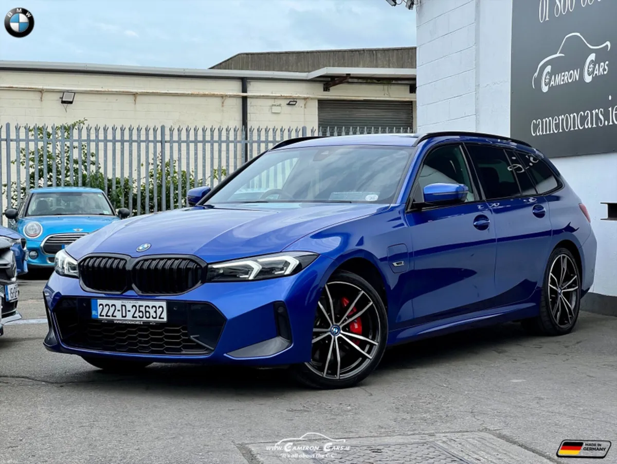 BMW 330e MSPORT PORTIMAO BLUE TOURING FINANCE ME - Image 1