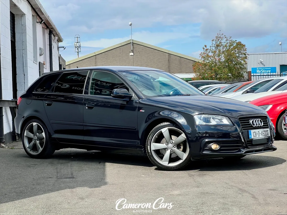 AUDI A3 SLINE AUTOMATIC BLACK ON BLACK - Image 2