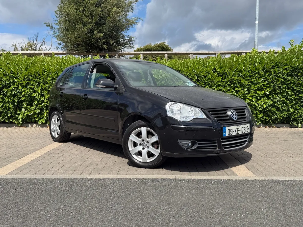 2009 VOLKSWAGEN POLO MANUAL 1.2 PETROL NCT&TAXED - Image 1