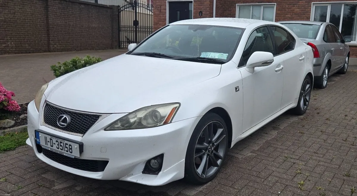 2011 Lexus IS200d F-Sport, 225,000km, white - Image 1