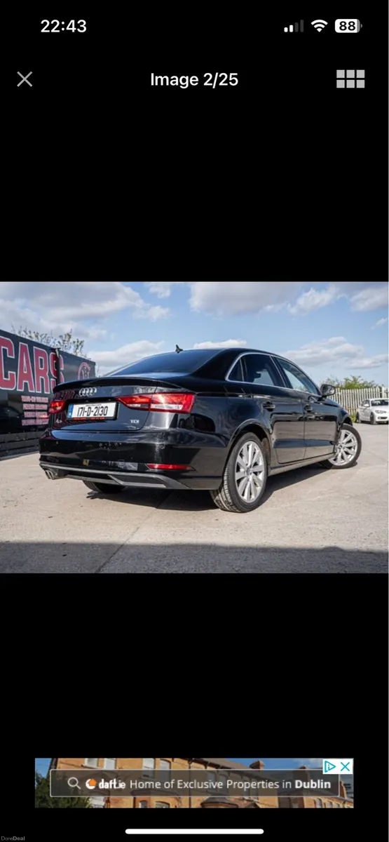2017 Audi A3 Saloon 2L 150BHP Fresh Nct - Image 3