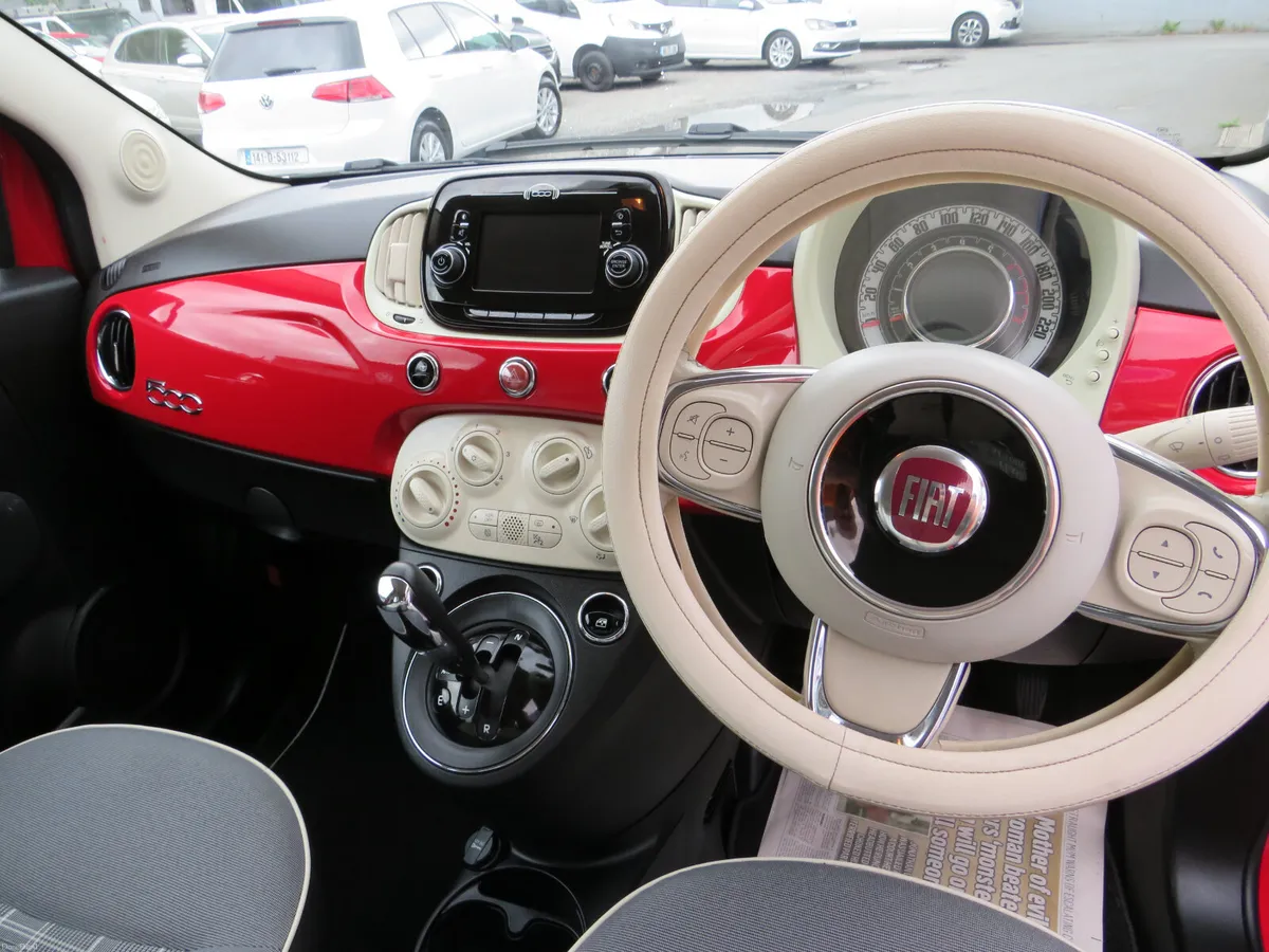 2018 FIAT 500 AUTOMATIC IN LIPSTICK RED - Image 2