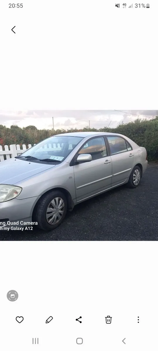 Toyota Corolla 2006 NCT May27, Lows Kms - Image 1