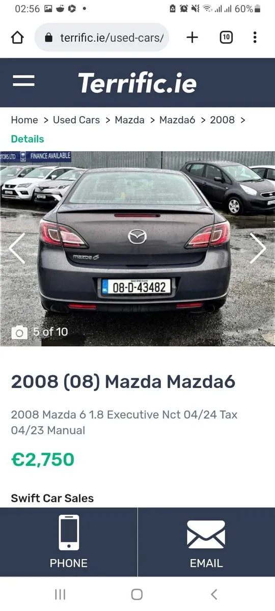 2008 Mazda 6 1.8 Executive Petrol - Image 3