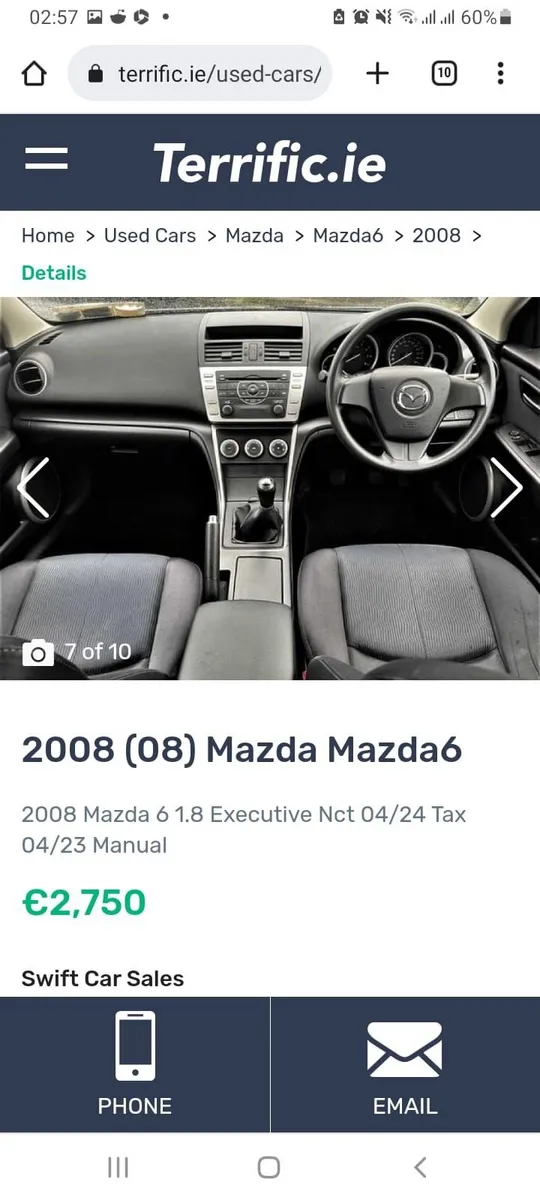 2008 Mazda 6 1.8 Executive Petrol - Image 5
