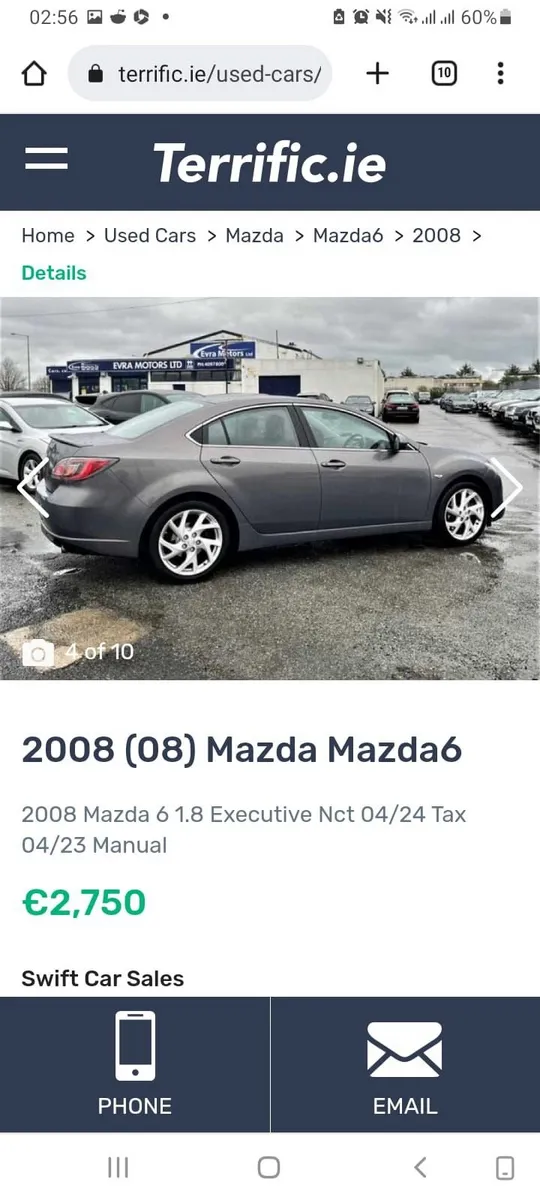 2008 Mazda 6 1.8 Executive Petrol - Image 1