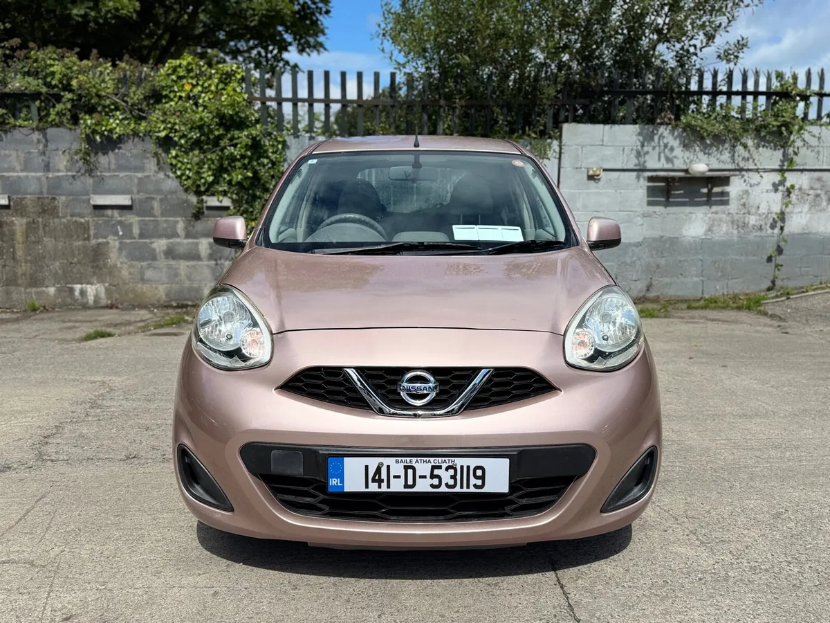 2014 NISSAN MARCH. LOW MILEAGE. PINK. NEW NCT AUTO - Image 2