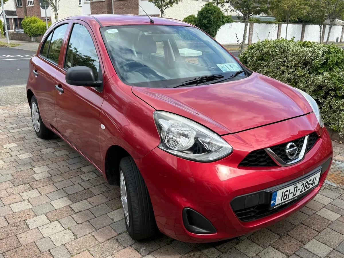 161 Red Nissan Micra- Excellent condition - Image 1