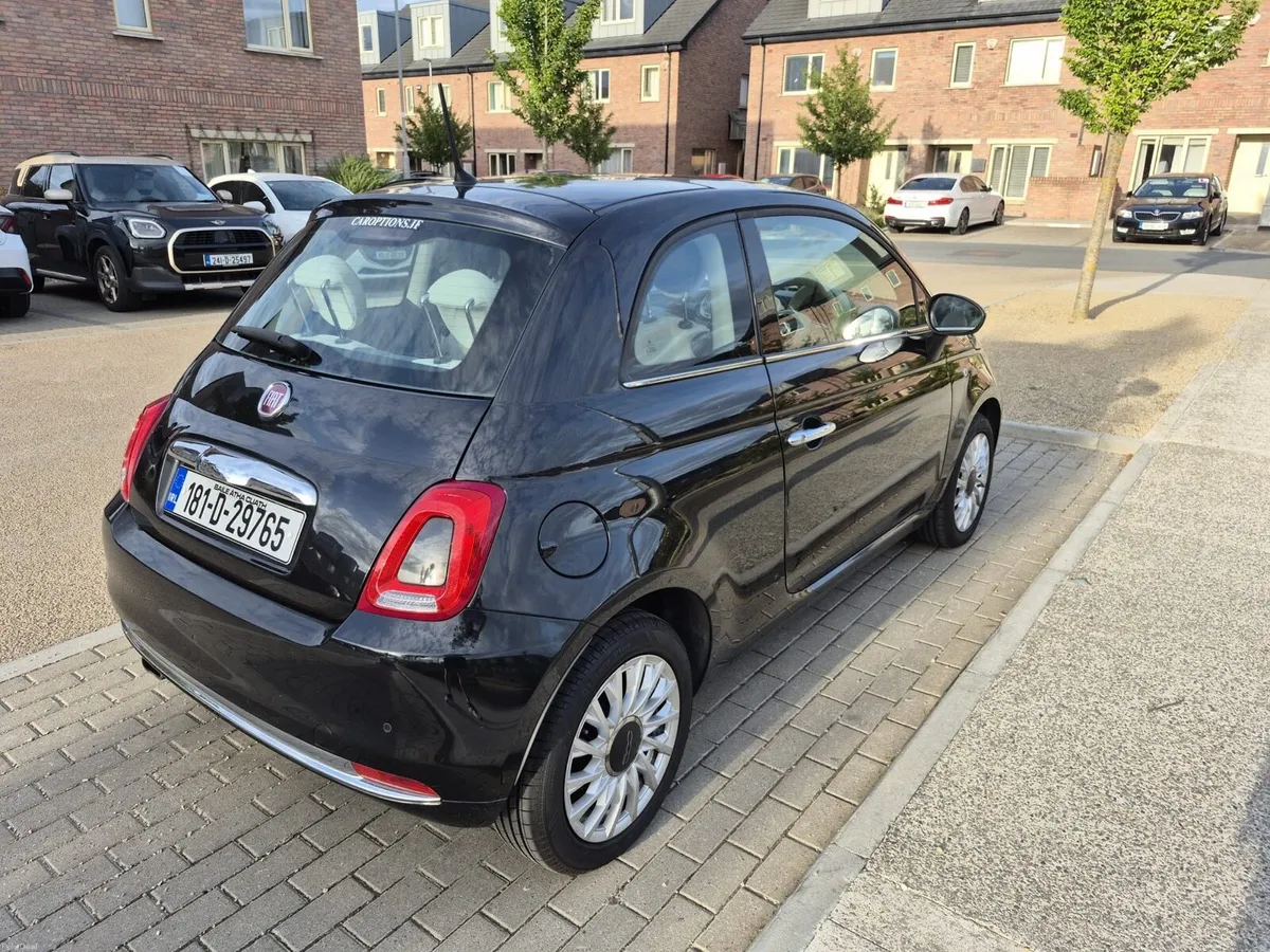 2018 Black Fiat 500 - Image 2