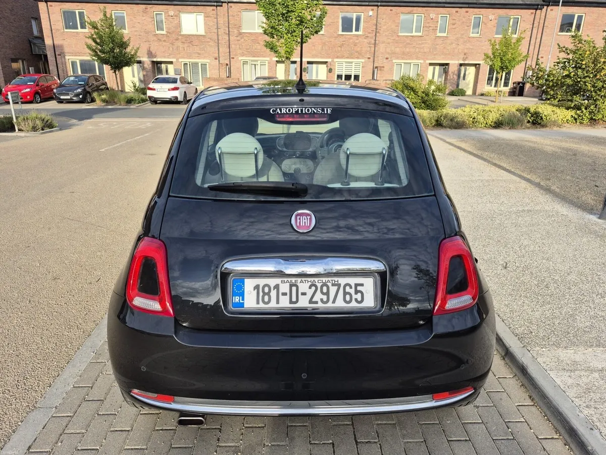 2018 Black Fiat 500 - Image 4