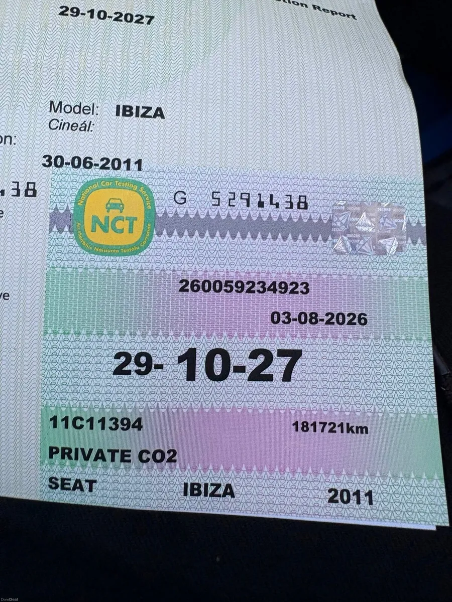 Seat Ibiza !!!!!!new Nct 10/27 !!!!!! - Image 4